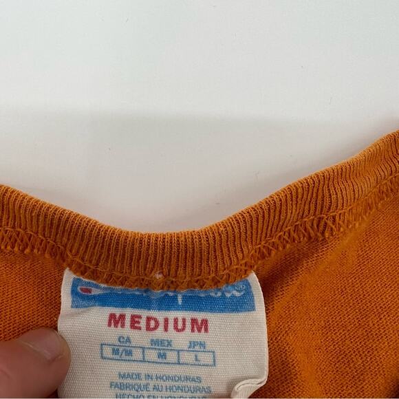 Champion Men’s Orange Embroidered Logo T Shirt - Picture 5 of 5